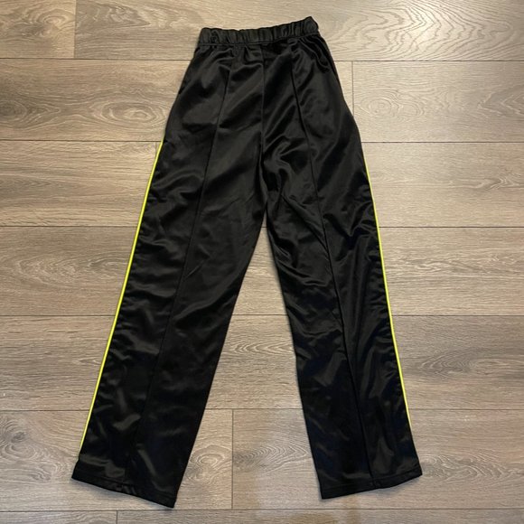 LAZY OAF | Black Track Pant with Checkered Detail (XS) - Picture 4 of 9